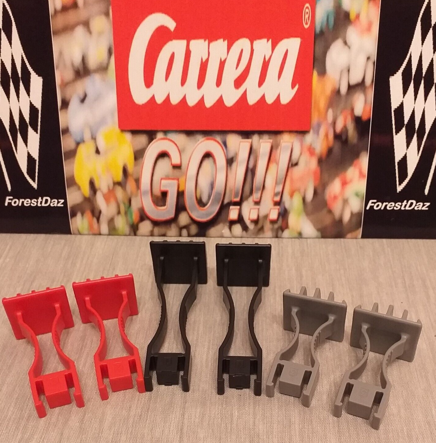 Carrera GO Supports x6 Risers 3 Sizes Plastic Bridge Bundle 1:43 Genuine Spares