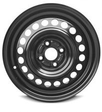 Wheel For 2009 Honda Fit 15 Inch Black 4 Lug Steel Rim Fits R15 Tire