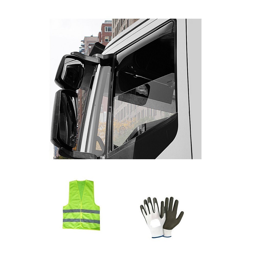 Coppia Deflettori Parapioggia Mercedes Atego 2P dal 2000 | 15.017M