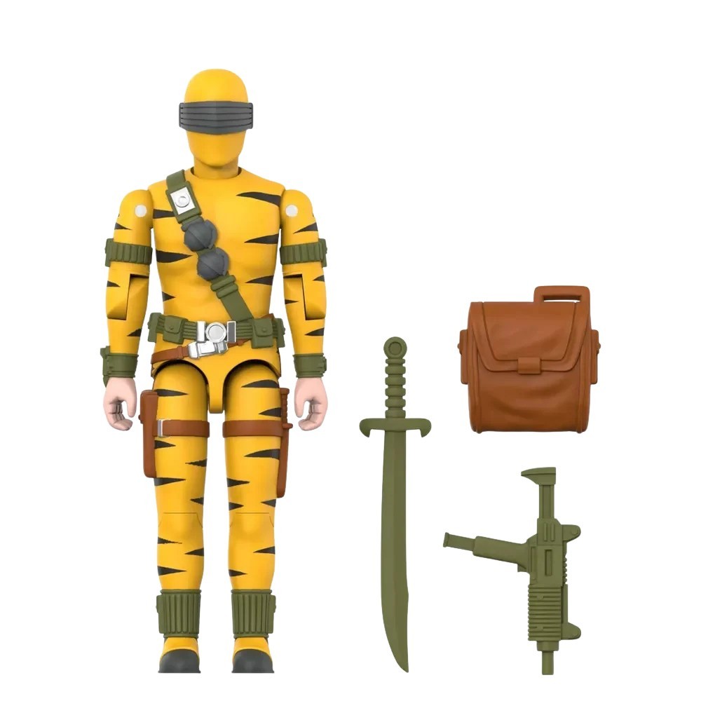 GI Joe Super 7 Reaction+ Plus Tiger Force Snake Eyes Commando New In Box - second product detail image