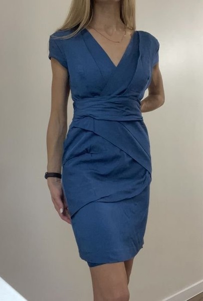 Women Reiss Dress Navy 36