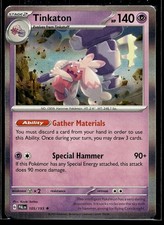 Tinkaton 105/193 Rare Paldea Evolved Pokemon Holo Lightly Played