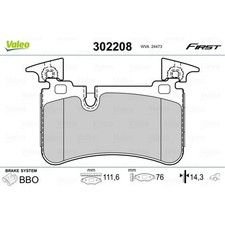 VALEO BREMSBELÄGE SATZ HINTEN passend für MERCEDES C-KLASSE CLS E-KLASSE SL VALEO BREMSBELÄGE SATZ HINTEN passend für MERCEDES C-KLASSE CLS E-KLASSE SL