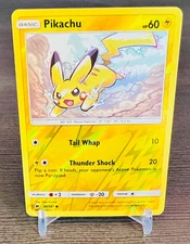 Pikachu Rev Reverse Holo SM Burning Shadows Pokemon NM 40/147 Sun & Moon