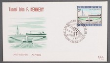 MayfairStamps Belgium FDC 1969 John F Kennedy Tunnel First Day Cover aaw_68377