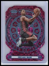 DWYANE WADE 2023-24 CROWN ROYALE TEST OF TIME BLUE DIE CUT MIAMI HEAT /75
