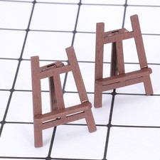 Small House Accessory Mini Easel Miniature Art Studio Decoration DIY Crafts