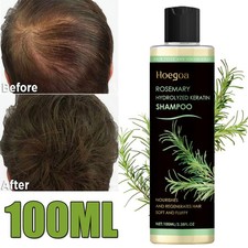 100ml Organic Rosemary Hair Growth Shampoo with Hydrolyzed Keratin for Hair Loss