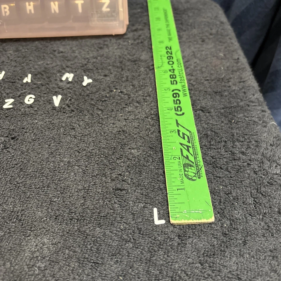 Marvy Uchida Cassette Craft Punch 36 Pc Letters & Numbers S6 - Image 3 of 4