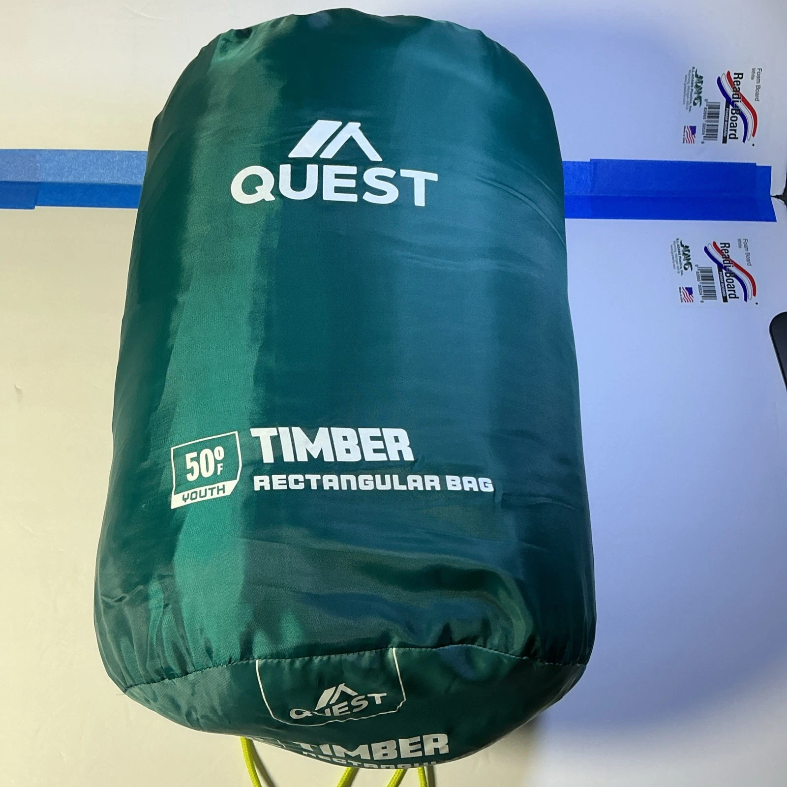 Quest Timber Rectangular Youth Sleeping Bag 50 Degree F, 28x57,
Opens in a new window or tab