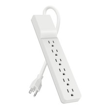 Belkin BE106000-10 6 Outlet Home/Office Surge Protector - Rotating Plug - 120 V