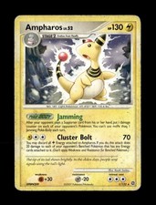 Ampharos (DP Secret Wonders) 001/132 Deck Exclusives Rare Pokemon TCG HP