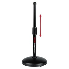 Desktop Microphone Stand with Round Weighted Base  Adjustable Height GFW-MI...