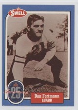 1988 Swell Football Greats Hall of Fame Dan Fortmann #23 0a3