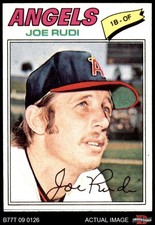 1977 Topps #155 Joe Rudi Angels 4 - VG/EX