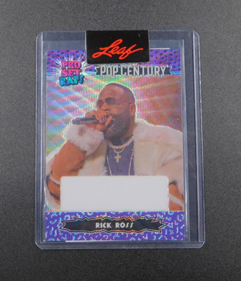 Rick Ross 1/1 2023 Leaf Pop Century *Unsigned Proof* One of One - Rapper