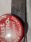 Vintage JUST SAY NO Pinback Button Help Fight Drug Abuse Teen Challenge Pin — photo 7