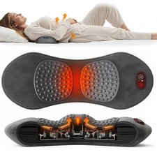 3 In 1 Electric Lumbar Support Pillow Smooth Spine Triple Fusion Back Massager.