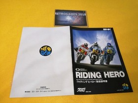 Neo Geo AES SNK RIDING HERO  Neogeo  AES.