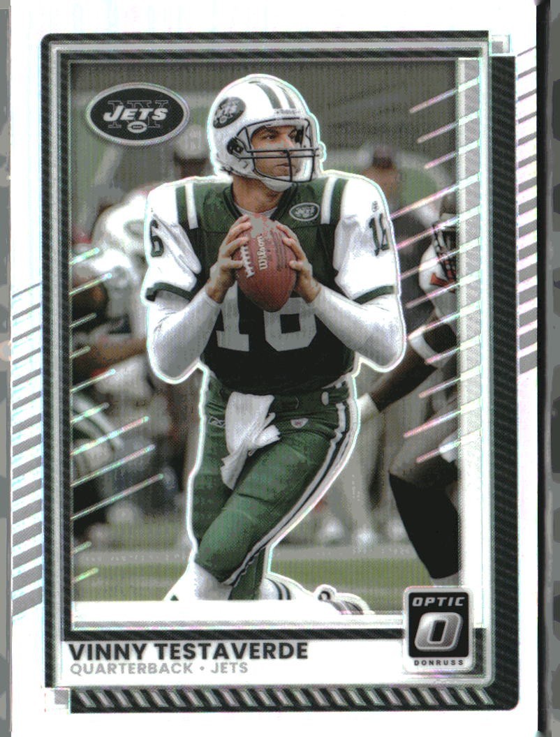 2025 Panini Donruss Optic - Vinny Testaverde #159 Silver Prizm New York Jets