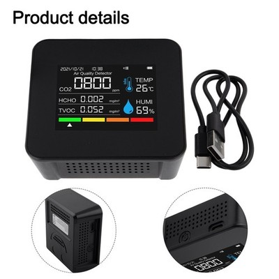 Accurate Air Quality Monitor with HCHO TVOC PM2 5 and Humidity Readings