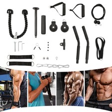 Fitness Cable LAT Pulley System Pull Down Mac...