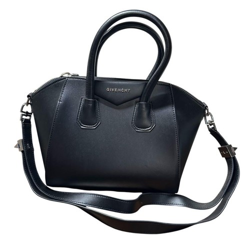 Givenchy Andigona Black Calf Leather Handbag From Japan