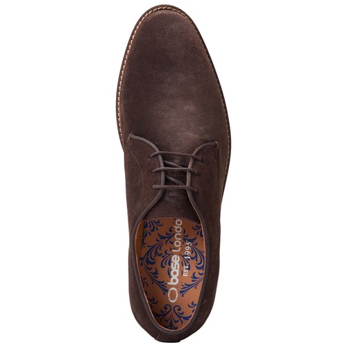 Base London Hombre Bronte Ante Zapatos Derby Estilo Informal Comodidad Verano - Imagen 5 de 16