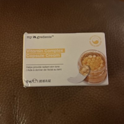Vitamin Complex Capsule Cream  Helps Provide Radiant Skin Tone 1.02 US Fl.oz. 