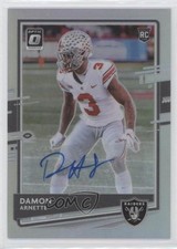 2020 Panini Donruss Optic Rookies Holo Prizm 17/75 Damon Arnette #106 Auto 0z8y
