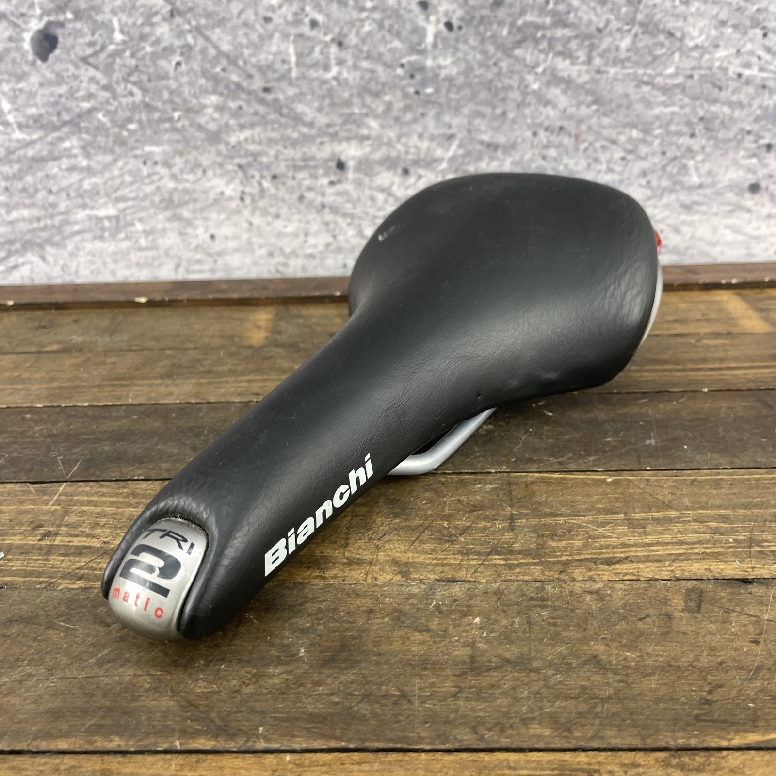 Bianchi Selle Italia Tri Matic 2 Seat FeC Alloy Saddle Made 