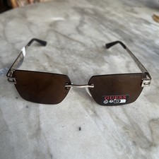 Guess GO000072 Rimless Sunglasses New
