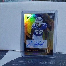 2020 Panini Gold Standard Jon Greenard /199 Auto Rookie RC Florida Texans 🔥🔥🔥