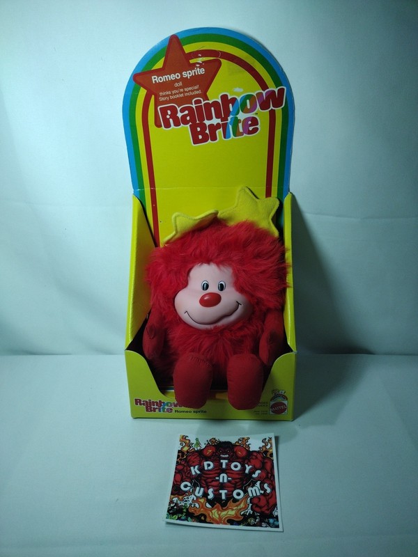 1983 RAINBOW BRITE ROMEO RED SPRITE NEW IN OPEN BOX