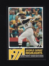 2020 Topps Heritage 1971 World Series Highlights Gene Clines #WSH9 Pirates