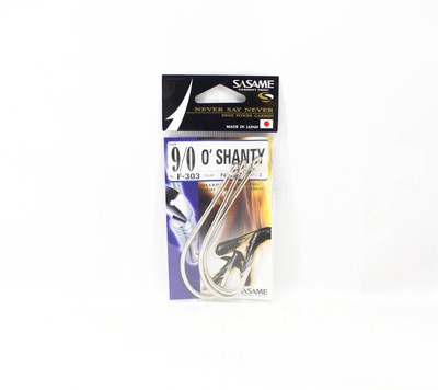 Sasame F-303 O' Shanty Straight Shank Hook 9/0 (4491)