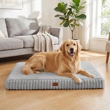 Orthopedic Dog Bed for XXL Dog, Waterproof Washable Pet Bed for Crate  Non-Slip