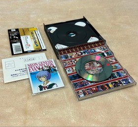 Sega Saturn Software & CD Neon Genesis Evangelion [With Card and Obi] 3 Sets!!