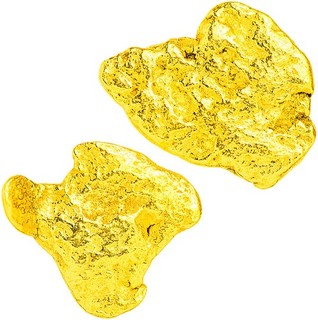 0.3520 Gram Alaska Natural Gold Nuggets (#81045) 2pcs Alaskan Gold Nuggets