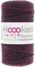 Hoooked Spesso Chunky Cotton Macrame Yarn-Berry