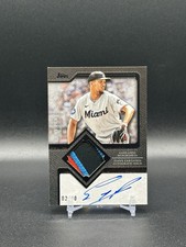 [NM] 2025 Topps Flagship Baseball Eury Perez Patch Autograph /10