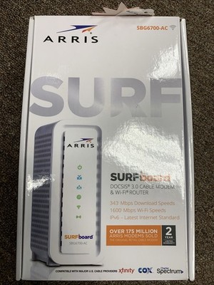 ARRIS SURFboard SBG6900-AC Cable Modem Wireless Router w DOCSIS 3.0 Wifi Hotspot