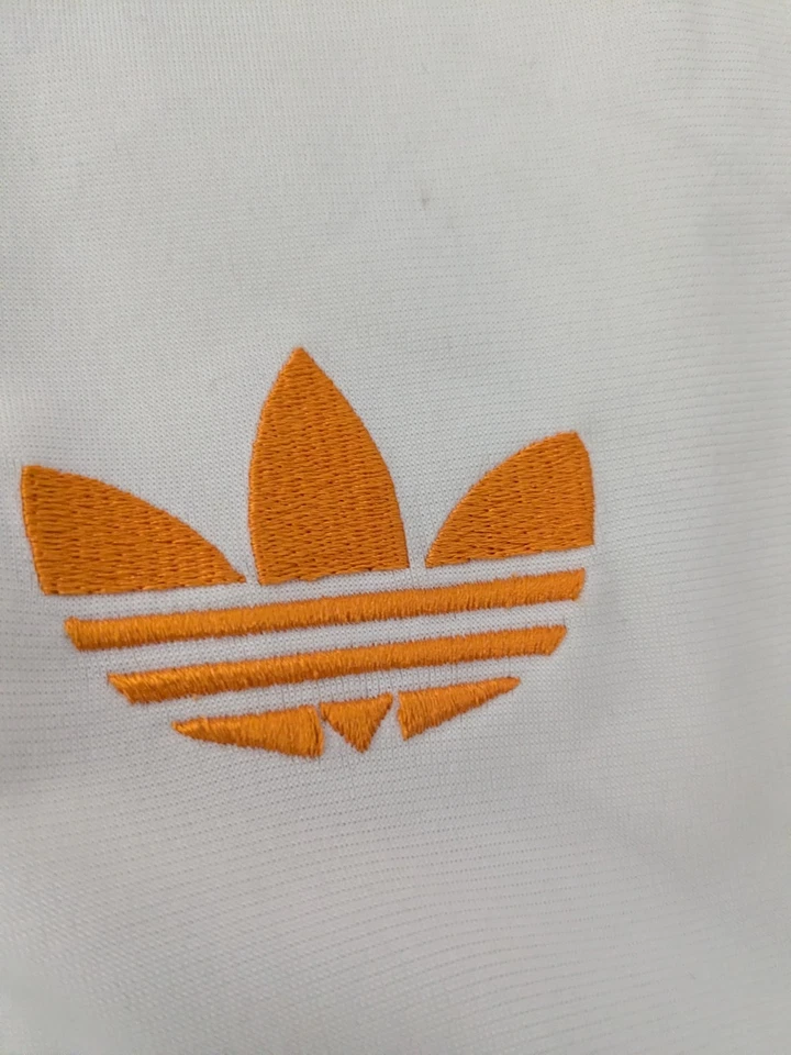 Adidas Originals Firebird Vintage Y2K White Track Jacket Trefoil Logo Track Top - Imagen 4 de 4