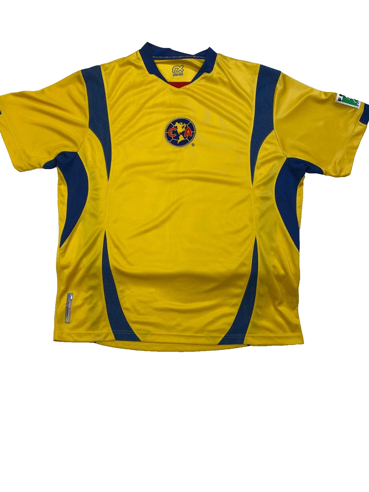 Club America Blue/Yellow Jersey Soccer Sport Men's Size XL