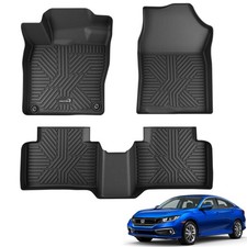 Floor Mats for 2022-2026 Honda Civic Sedan Hatchback Si (Include Sport), 2nd Row