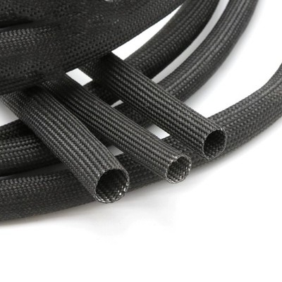 Hochtemperatur Isolator Glasfasermantel Isolierschlauch Kabelschutz Ø 3mm-30mm
