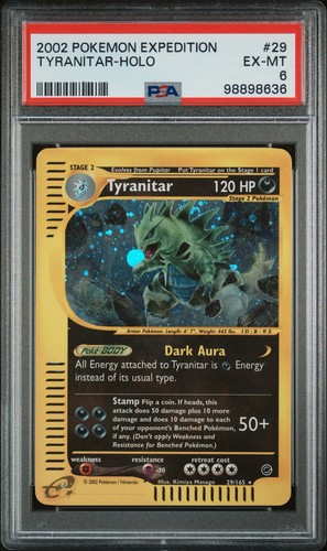 Tyranitar graded PSA 6 for sale on eBay