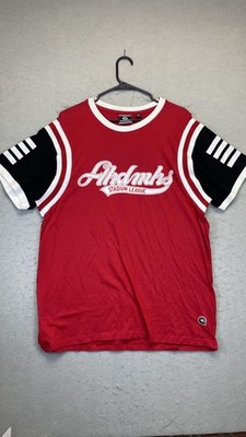 Akademiks Shirt Mens Extra Large Red Black Stadium League Graphic