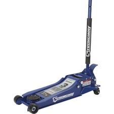 Strongway Long-Reach Low-Profile Professional Service Floor Jack, 3-Ton Capacity