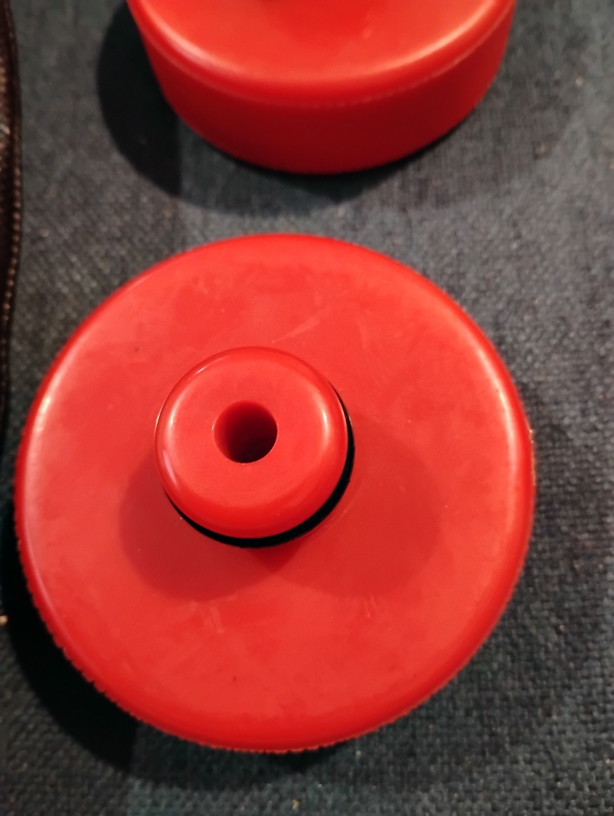 Red Jack Pad Jacking Adapter For Tesla Model 3 Y S X Rubber Lifting 